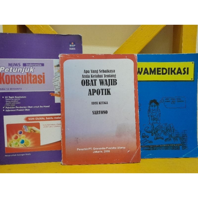 PRELOVED-PAKET MURAH BUKU FARMASI