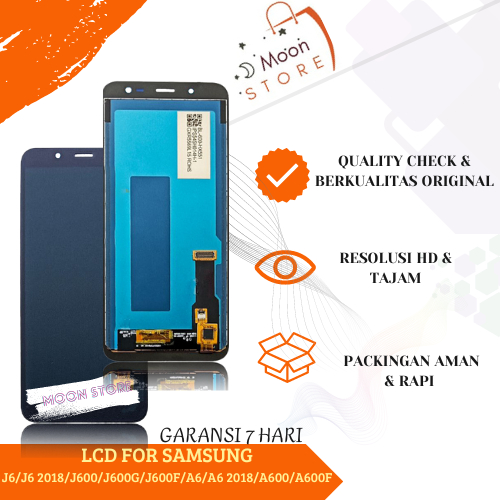 LCD TOUCHSCREEN SAMSUNG J6 2018 / J600 / J600G / J600F / A6 2018 / A600 / A600F ORIGINAL FULLSET COM