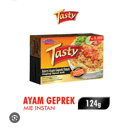 

Sedaap Tasty Bakmi Ayam Geprek Matah Original