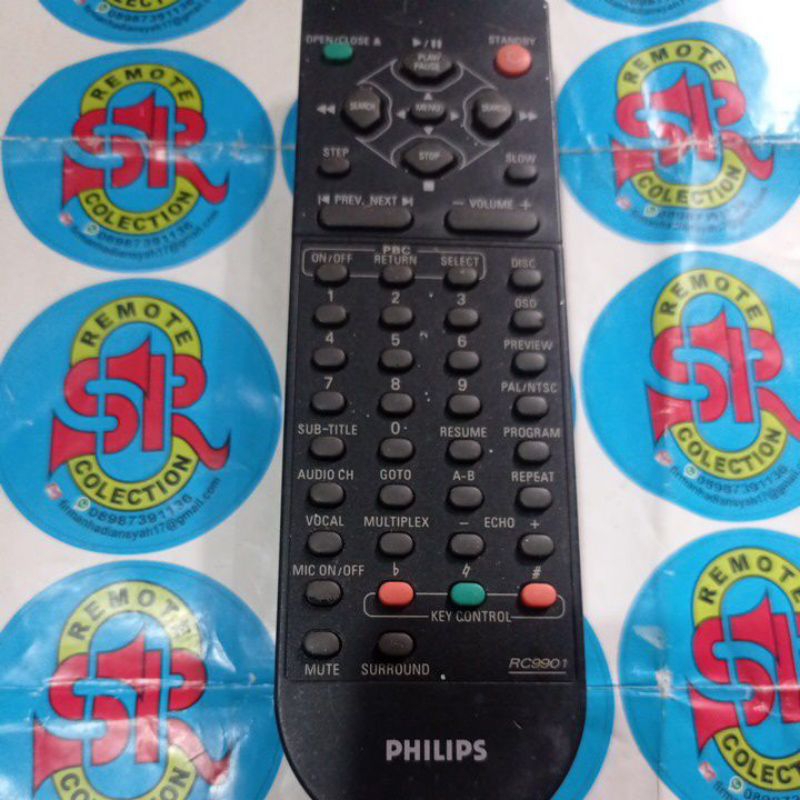 Remote dvd player philips
