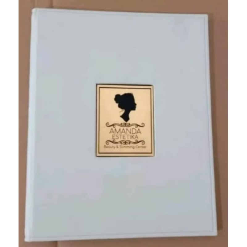 

buku menu bahan kulit sintetis logo gravo