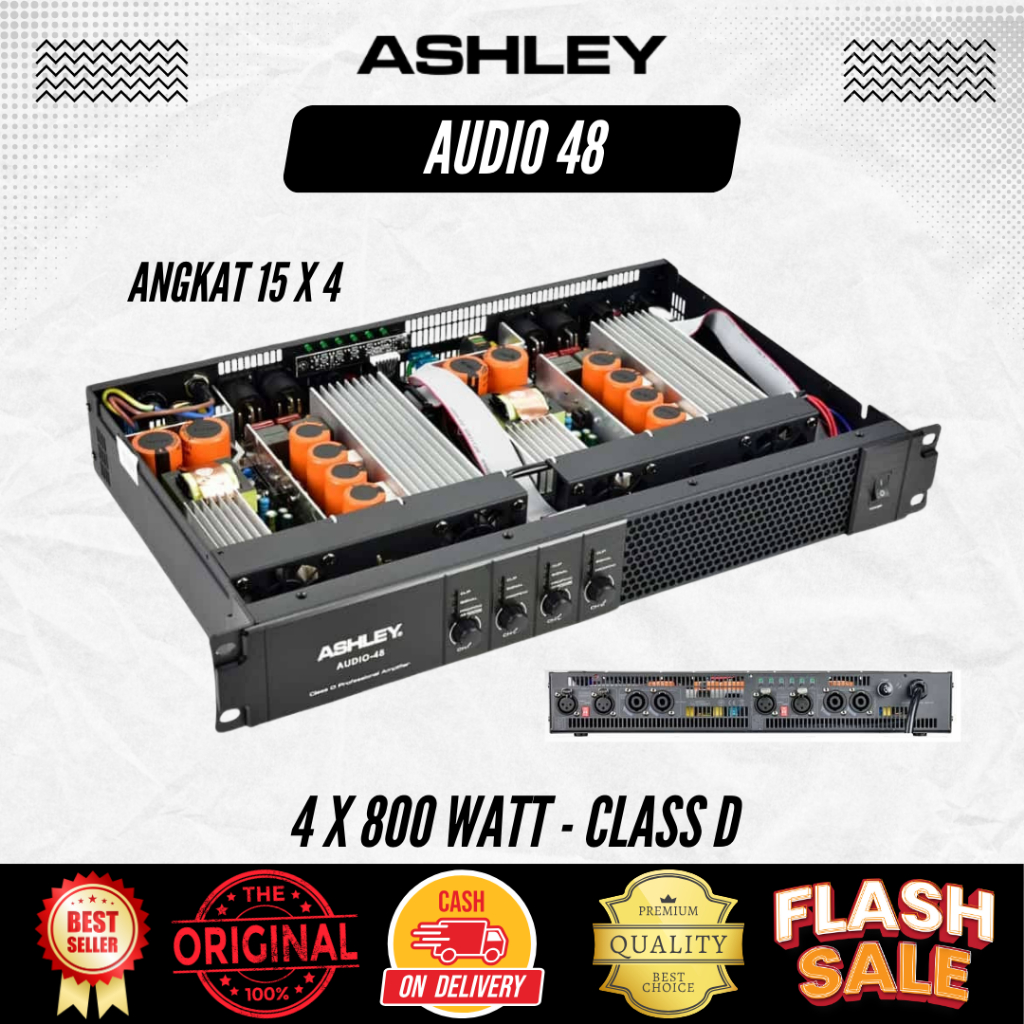 Power 4 Channel Ashley Audio 48