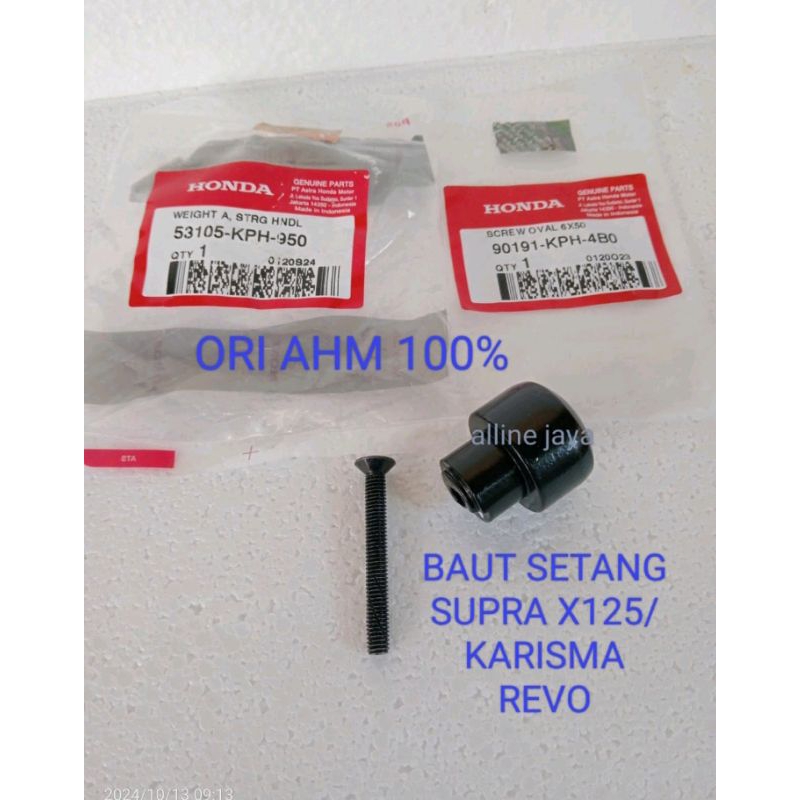 BAUT SETANG/BAUT TUTUP SETANG SUORA X125/KARISMA/REVO 53105-KPH-950