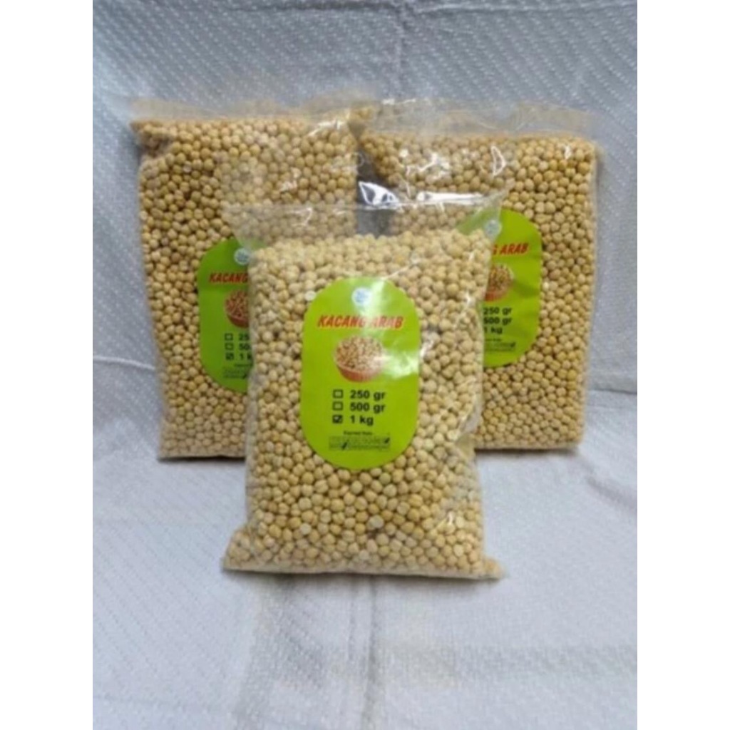 

Kacang Arab Renyah Gurih Kering 1 KG