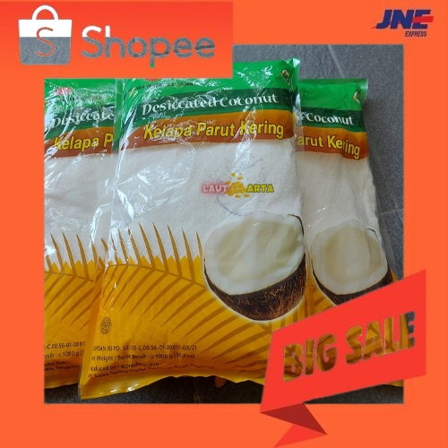 

Kelapa Parut kering untuk pembuatan kue (bahan baku tambahan)