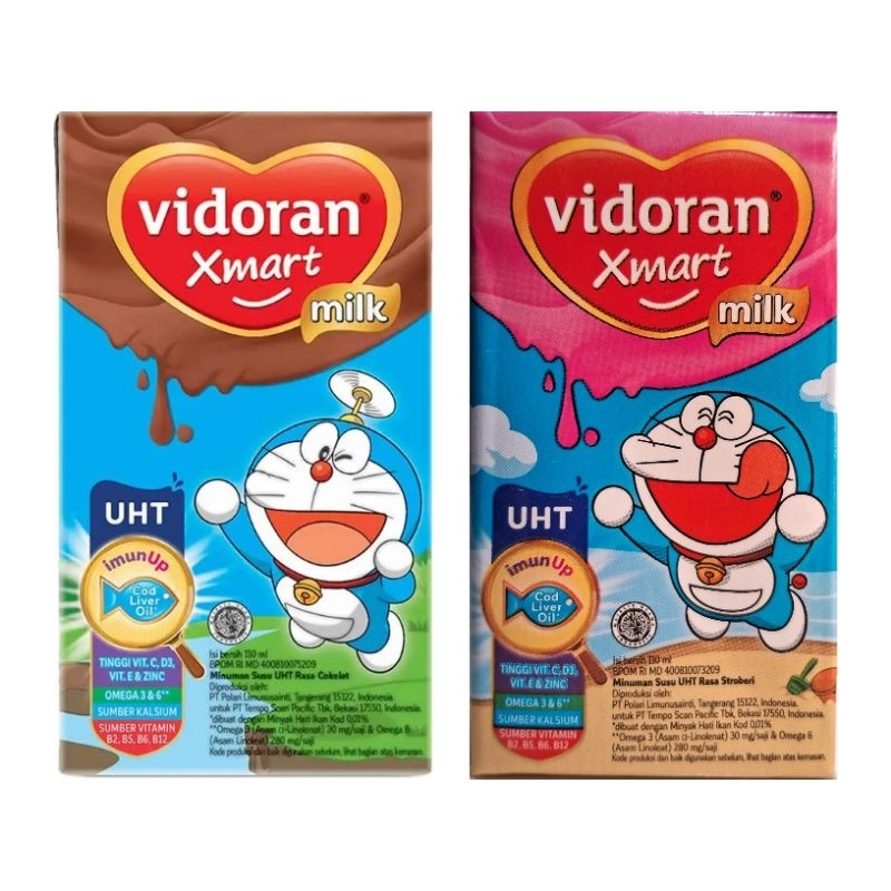

SUSU UHT VIDORAN XMART MILK 110 ML