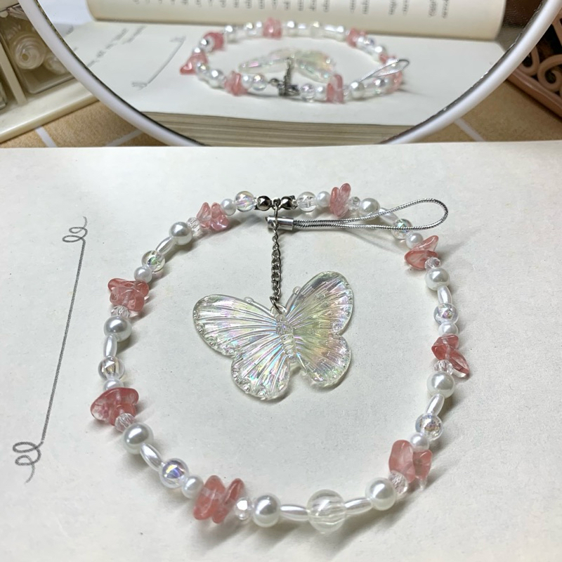 Gantungan HP Pink || Strap Handphone Aesthetic