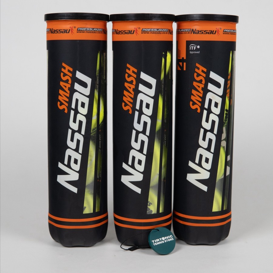 Bola Tenis Nassau Smash Tennis Balls Original isi 4