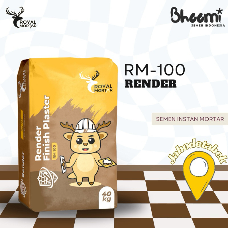 Semen Mortar | Render | RM-100 Royal Mortar