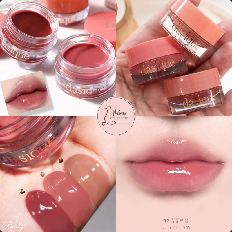 ORI 🇰🇷 Dasique Fruity Lip Jam / Dasique Muted Nuts Collection / Lip Pot / glossy lips