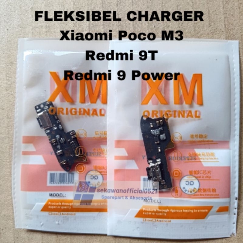 FLEXIBEL XHARGER XIAOMI POCO M3 / REDMI 9T / REDMI 9 POWER Full IC