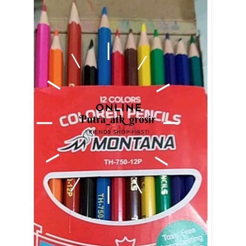 

pensil warna 12 pcs /pulas warna warni