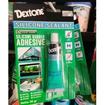 Dextone silikon sealant/ lem kaca 30gr