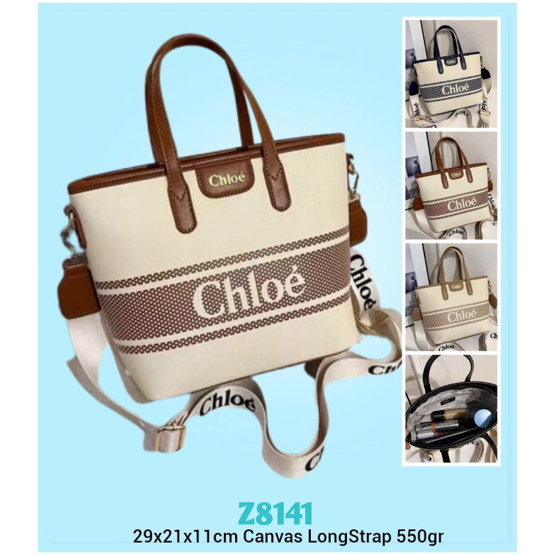 Gij. Tote Hand Bag Selempang Wanita Z8141 1kg2 CHLOE TOTEBAG Tas Import Kekinian Viral 2024 Premium 