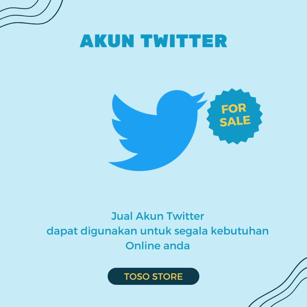 Akun Twitter Fresh Siap Pakai