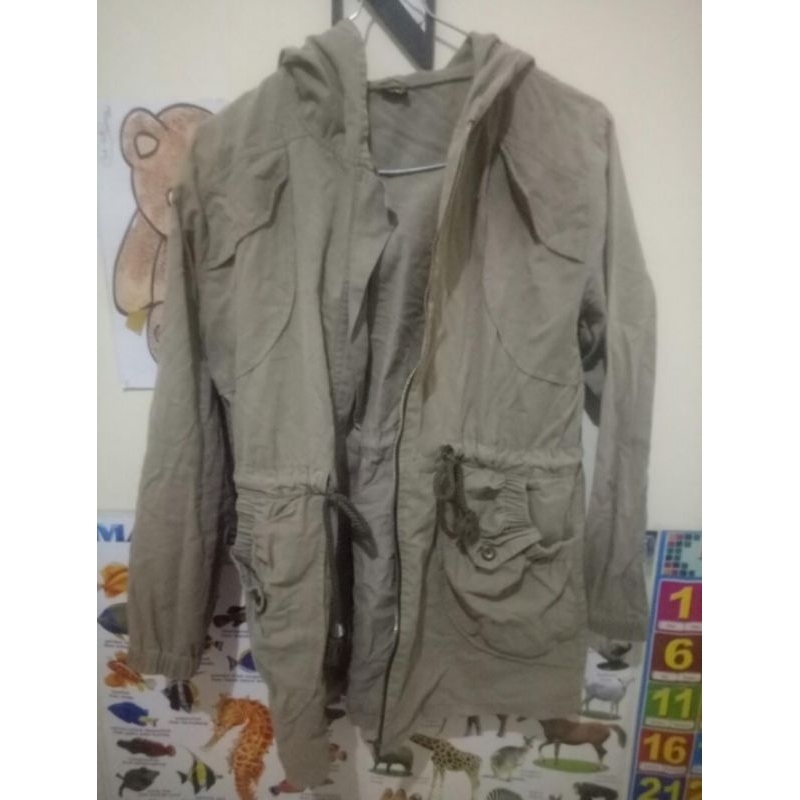 [PRELOVED] JAKET PARKA WANITA
