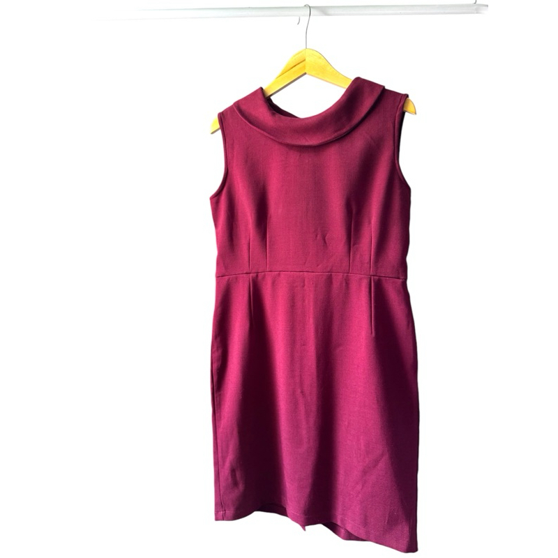 Baju Kerja Wanita Dress Kantor Dress Kerja Dress Midi Dress Selutut Dress Kerja Sleveless