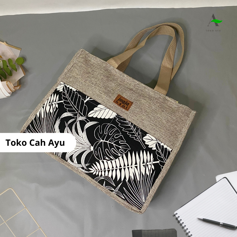 Totebag wanita Tas totebag Tas bahu modis wanita kain kanvas