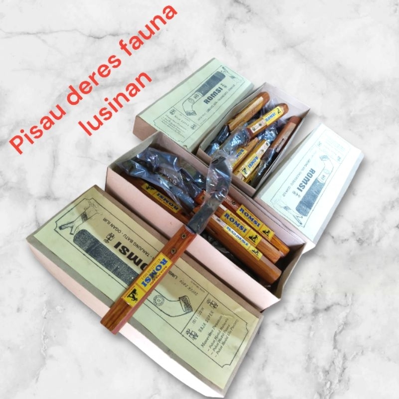 pisau deres karet fauna original,super tajam