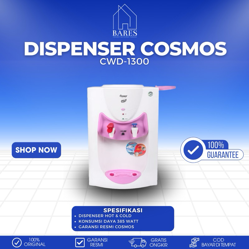 COSMOS Dispenser CWD-1300 Dispenser Air Panas & Dingin
