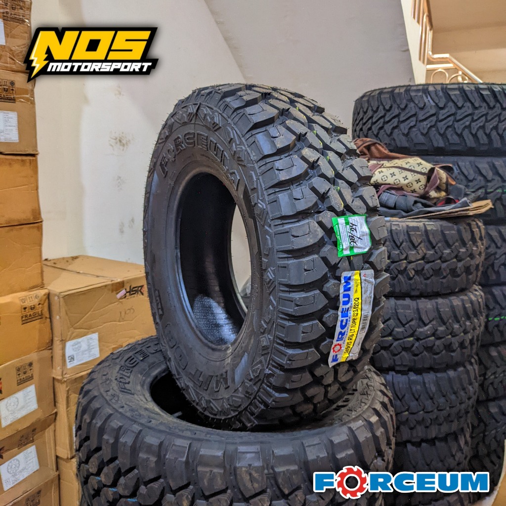 BAN MOBIL HILUX TRIRON R16 265 75 FORCEUM M/T 08 PLUS BAN TUBLES RING 16 265/75 | BAN OFFROAD