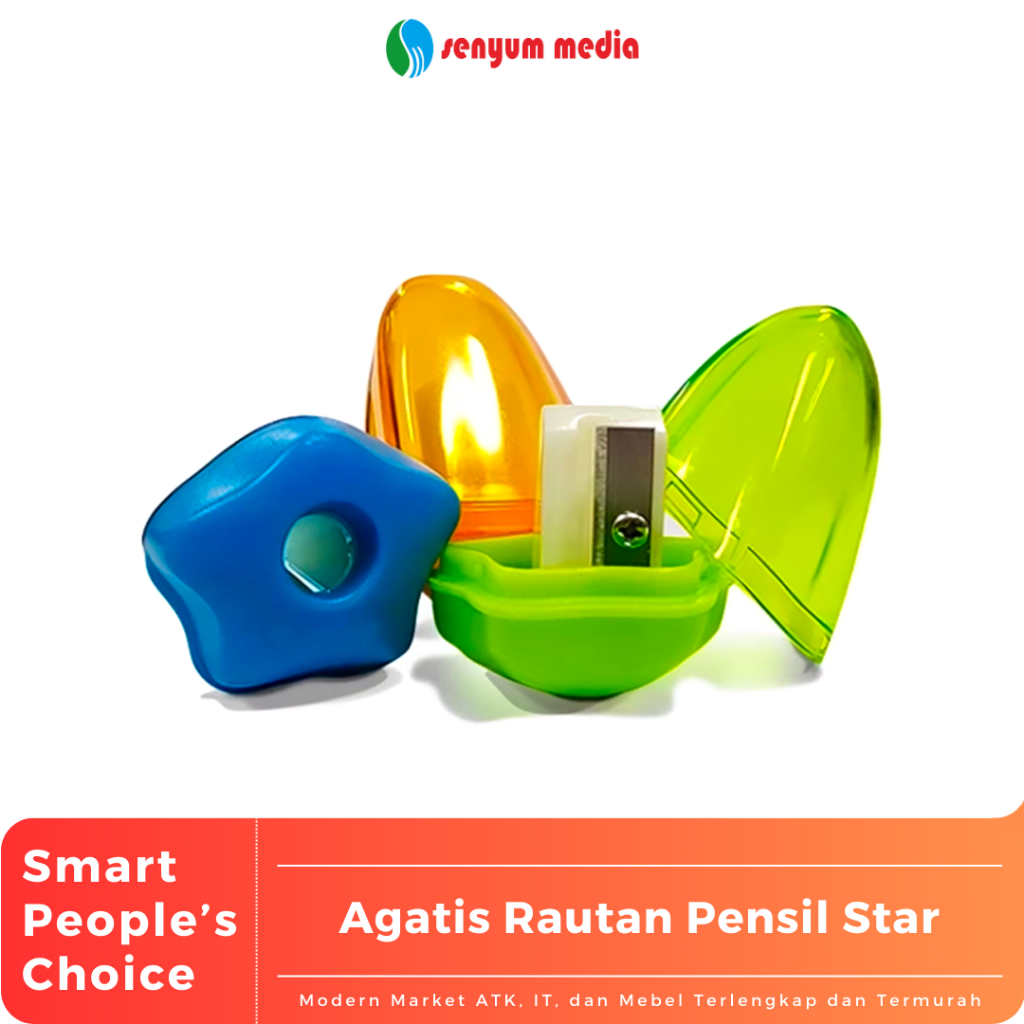 

Agatis Rautan Pensil Star (1 Pcs) (S:PCS)