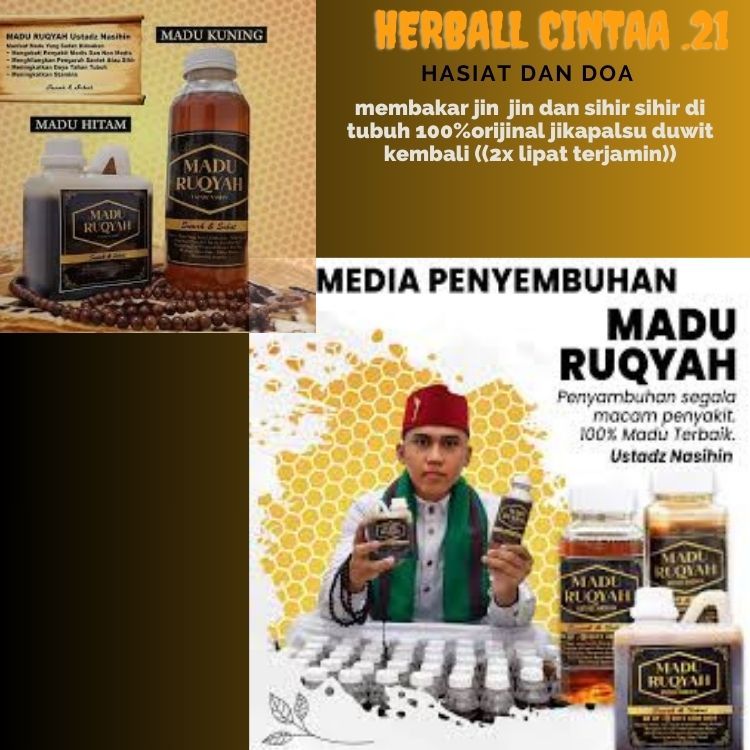 

Herba cintaa_21GMadu Kuning Ruqyah Ustadz Nasihin 600gr/ Asma Doa