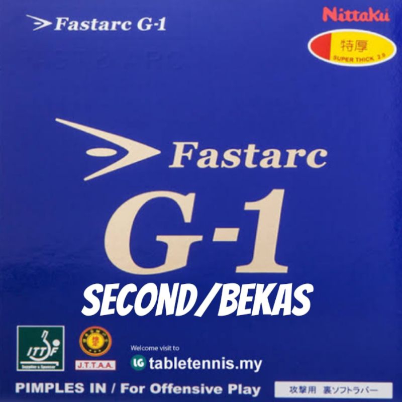 Nittaku Fastarc G1(Hitam) 100% Original Second Bekas