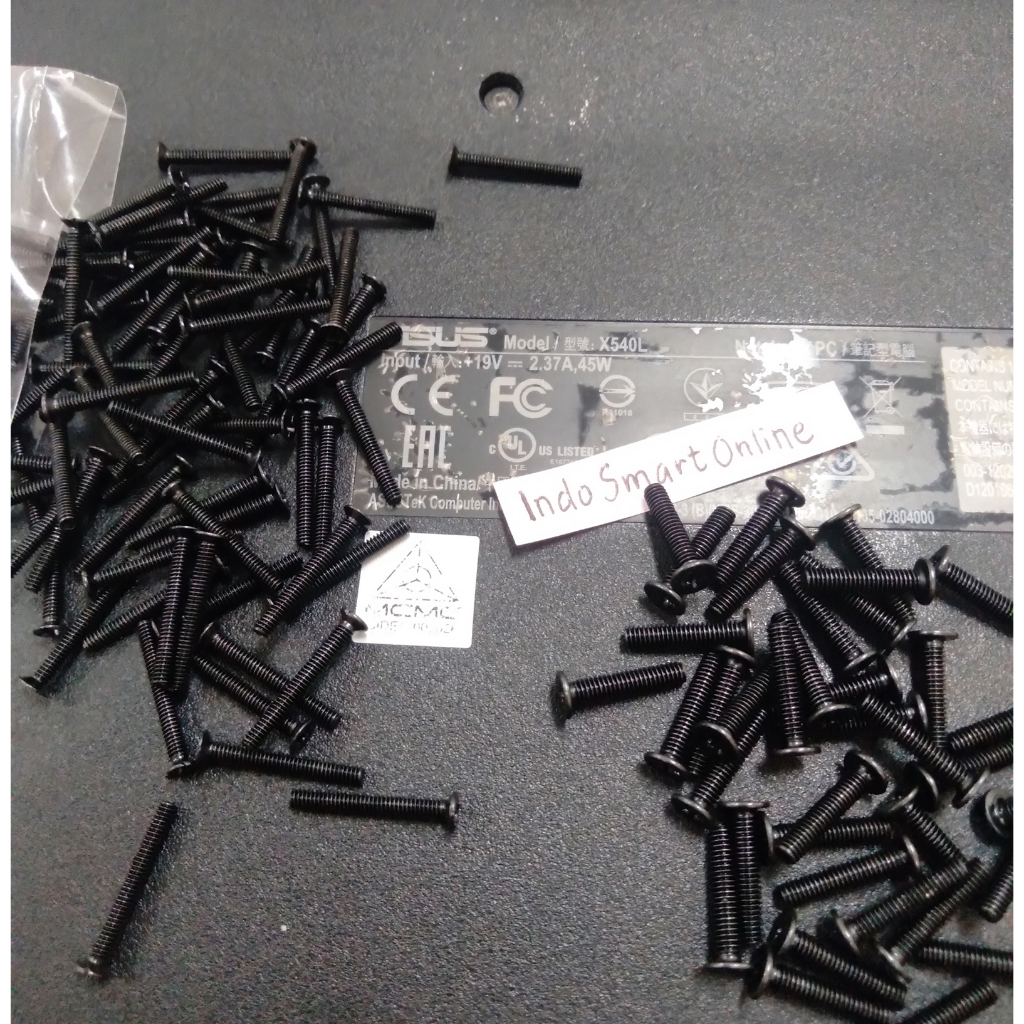 [Baru] Baut panjang Asus X540B X540L X540Y X540S Sekrup casing cover bawah