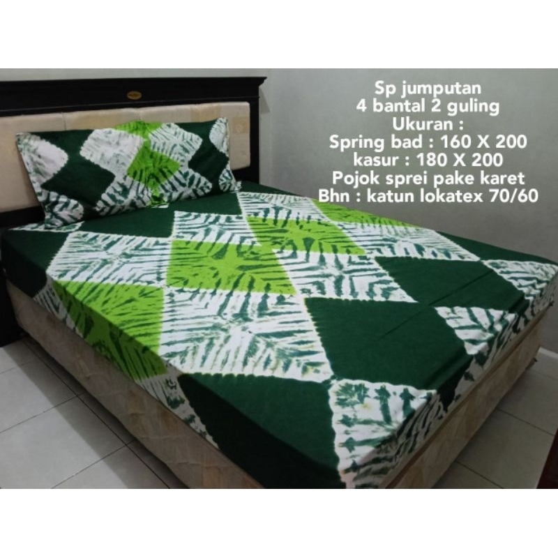 SPREI BATIK PEKALONGAN - MOTIF JUMPUTAN PROSEN
