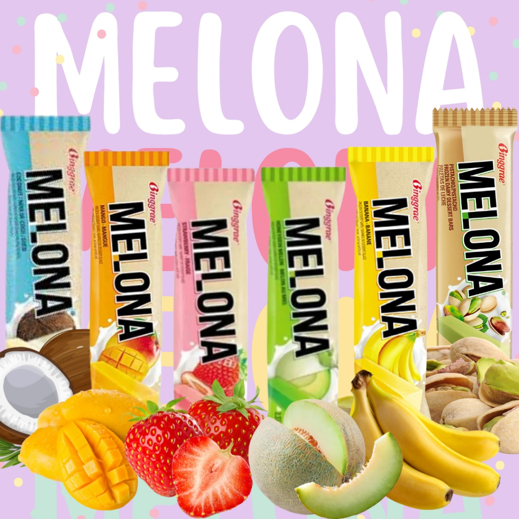 Binggrae Melona Ice Cream Korean Es Krim Stick Rasa Buah 70ml 1 Pcs