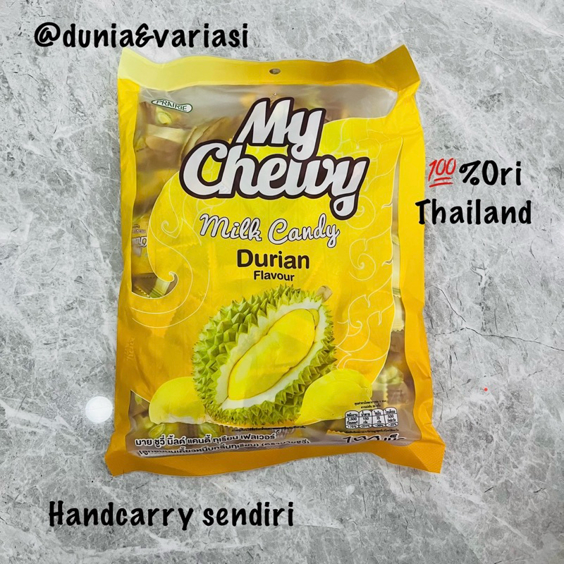 

Permen Thailand My Chewy Milk Candy Durian Flavour