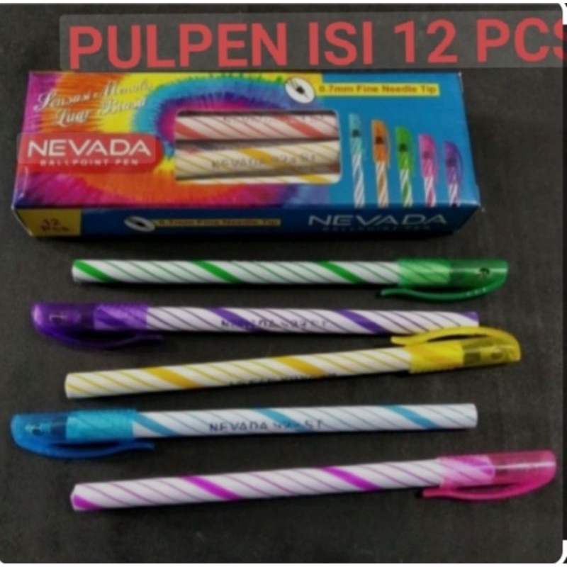 

BOLPEN NEVADA ISI 12PCS