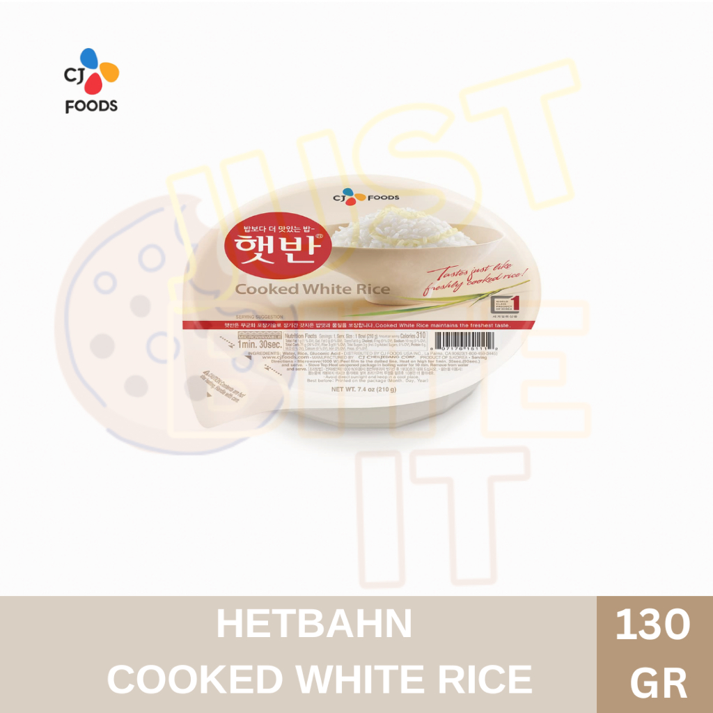 

HETBAHN COOKED WHITE RICE / NASI PUTIH INSTANT 130 GR