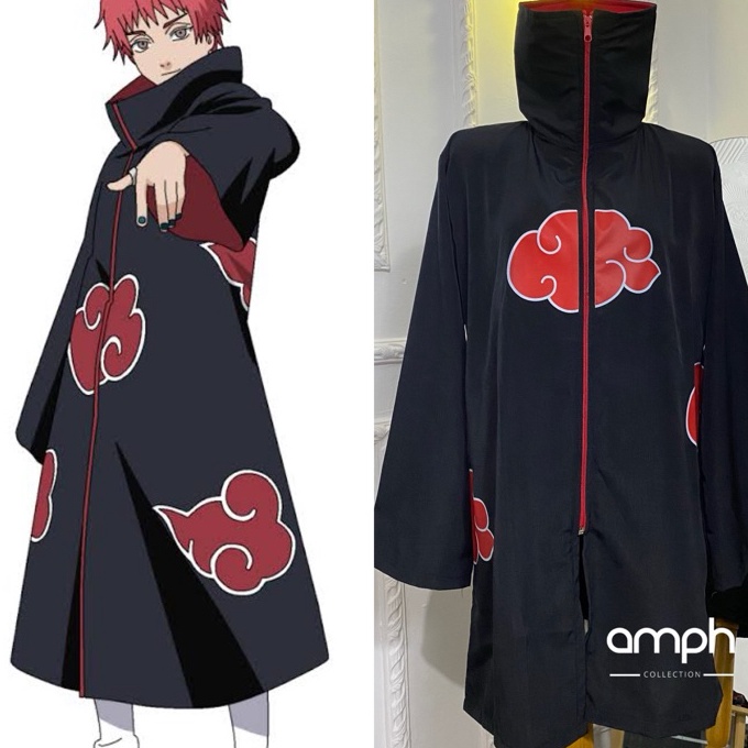 Promo Akatsuki  Naruto Shippuden  Jaket  Jaket Anime  Anime  Cosplay  Cosplay Anime  Costume  Costum