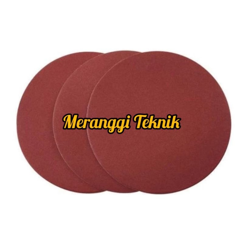 HARGA 10 PCS Amplas bulat velcro 4" 4 inch grit 80 100 120 150 180 240 400 1000 2000
