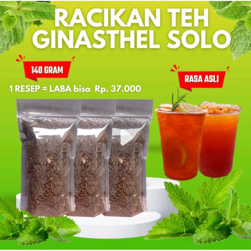 

(140 gram) TEH RACIKAN ginasthel solo