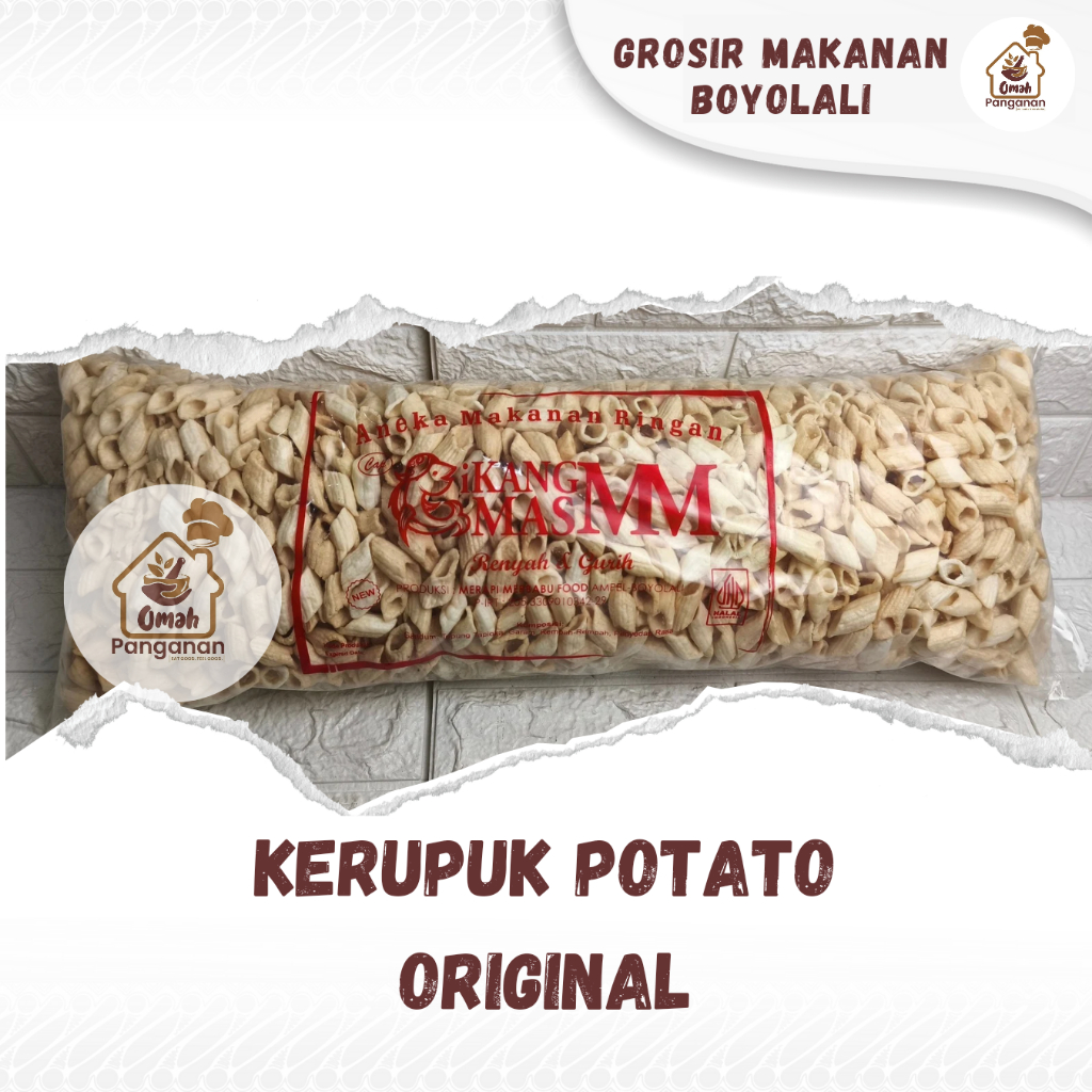 

Ukf5Pc6F4H (Kuliner.Kita) Kerupuk Potato Bambu 1 Bal 800 Gram Original Balado Jagung Bakar