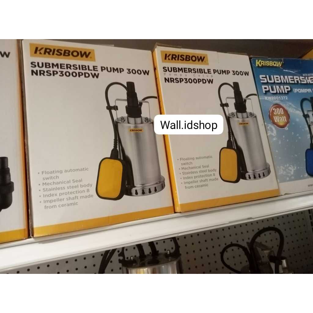 Krisbow Pompa Submersible 200w (Saklar Otomatis)
