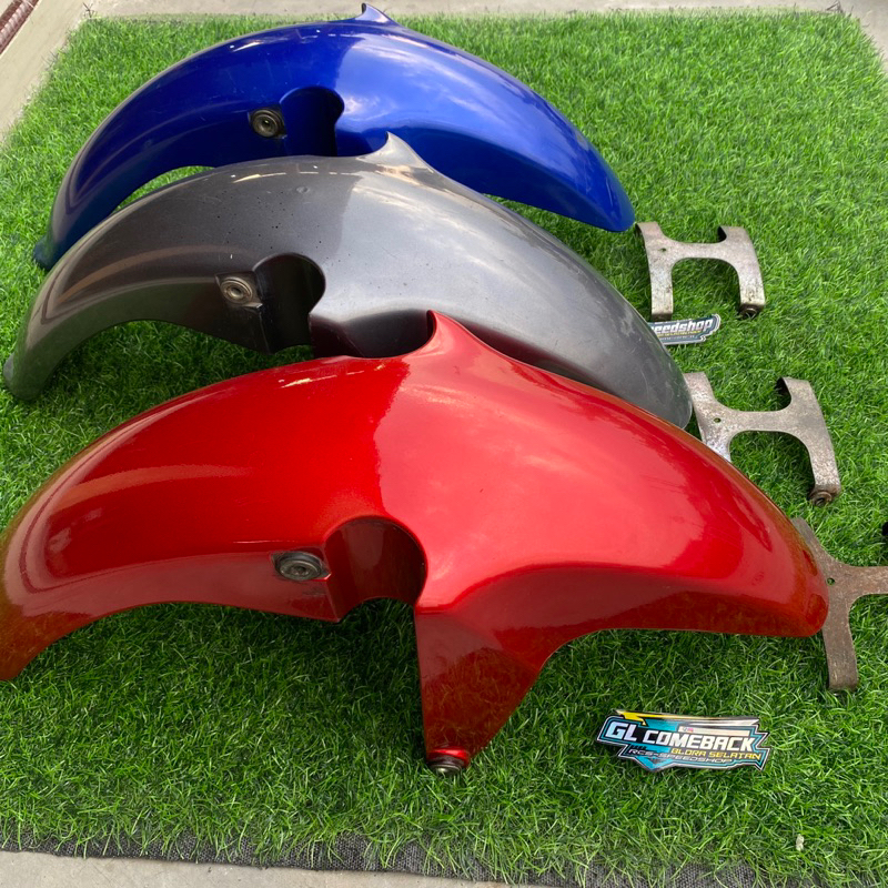 Spakbor depan set braket honda Verza cb verza, megapro injeksi original copotan motor