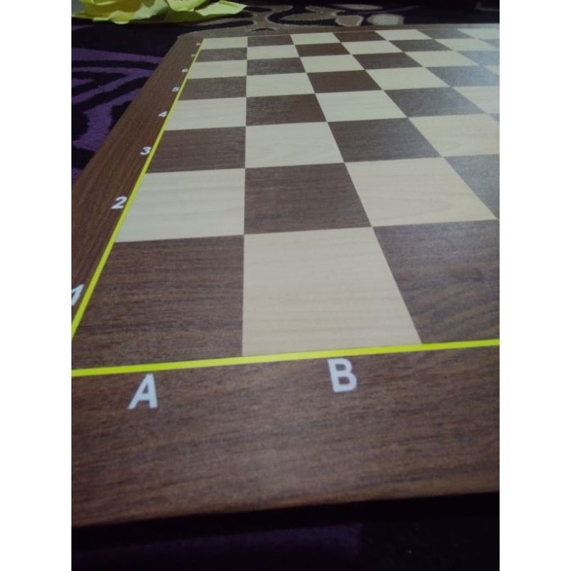 papan catur premium standard PERCASI FIDE bukan lipat tebal 1,5 cm