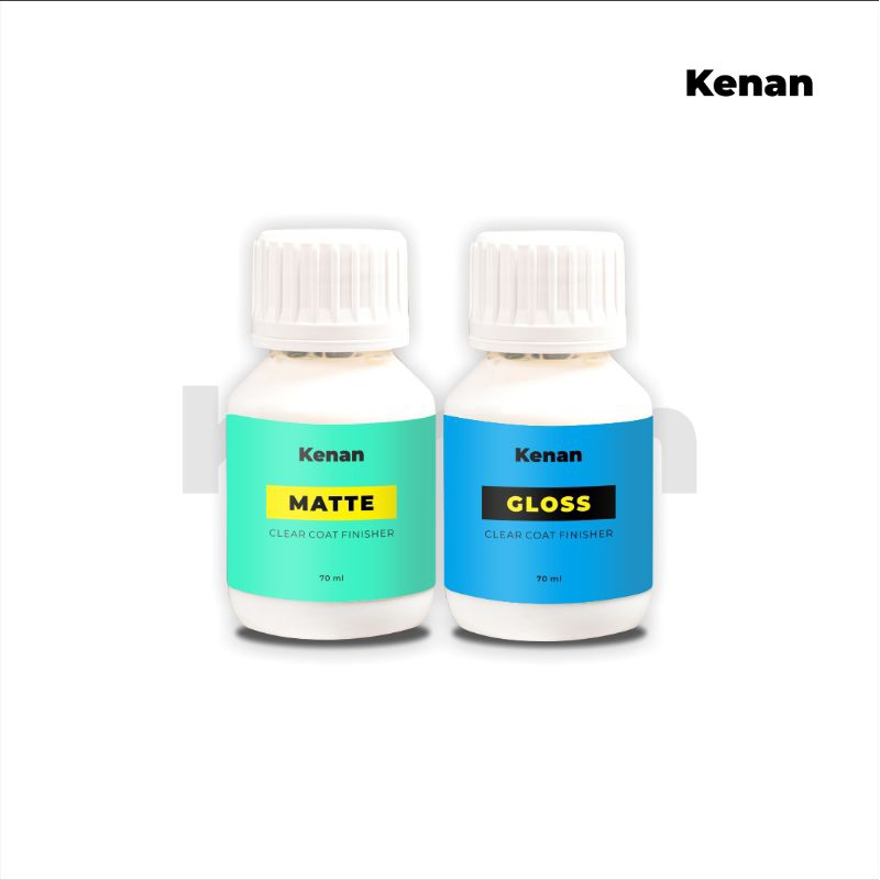 

Finisher Cat Sepatu Kulit Pelapis Cat Leather Paint Kenan Clear Coat Finisher 70 ml