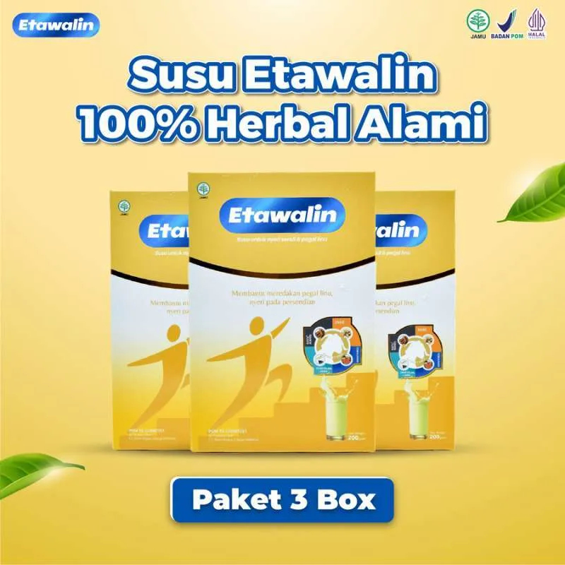 

PROMO!!! (3 BOX) Etawalin Susu Kambing Murni Mengatasi Asam urat ,Rematik HERBAL