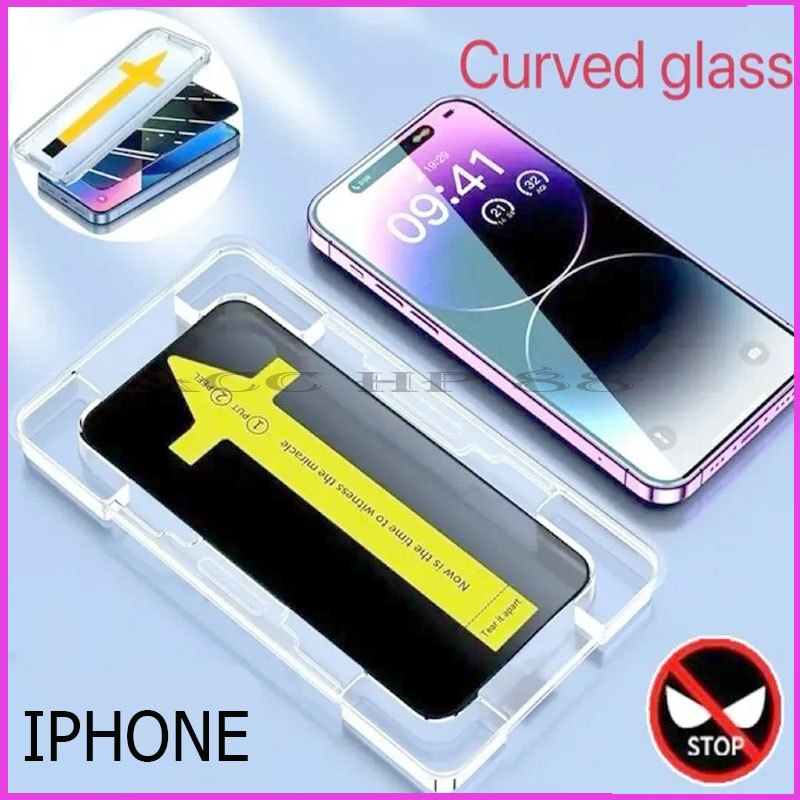 Acchp Anti Gagal pasang Tempered Glass Model Superfit Anti Spy Antikepo ALL Type iPhone 16 16PRO 16P