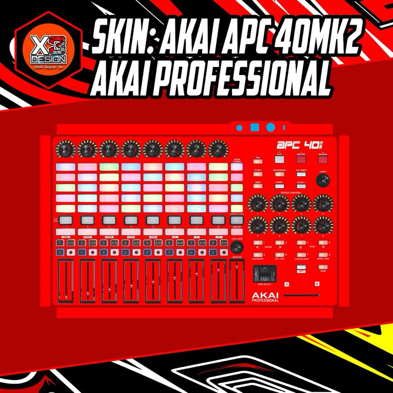 

SKINZ AKAI APC 40MKII ALL VARIAN COLOUR & CUSTOM DESIGN