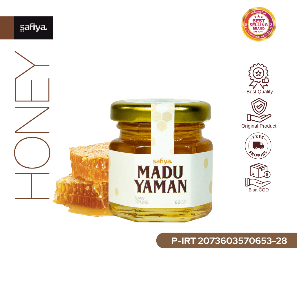 

Safiya Madu Murni Yaman Marai 60 Gram Raw Honey Premium