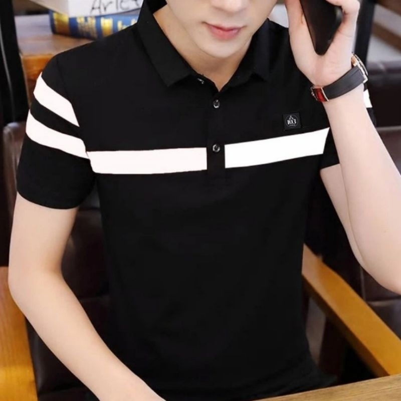 Kaos Pria Distro Berkerah-Kaos Pria Polo Kerah