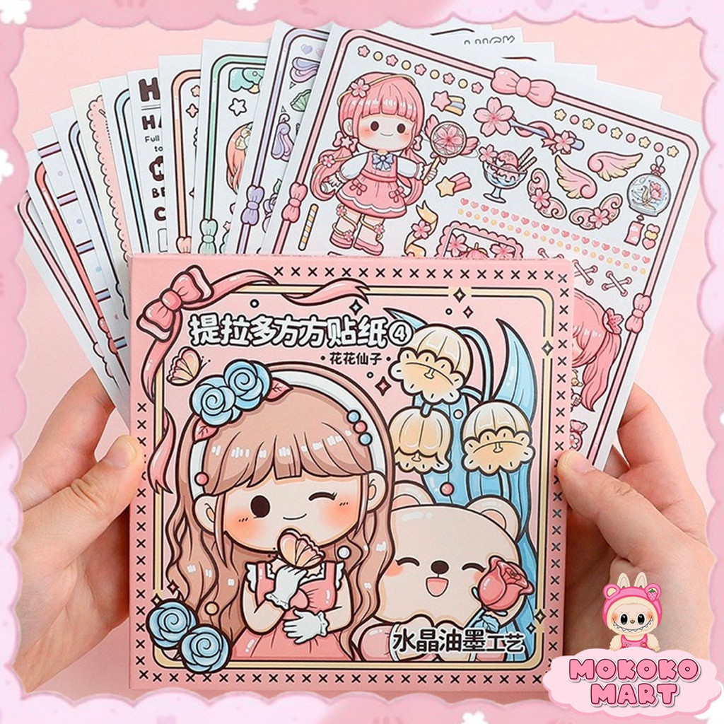 

MM Stiker 1 Pack Buat Buku Jurnal Edisi Flower Fairy Lucu Stiker Tempel Mainan Anak Stiker DIY TLD93