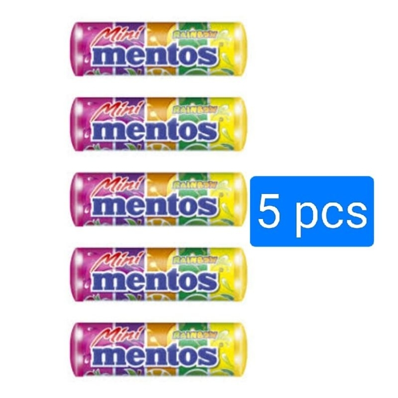 mentos roll mini rainbow