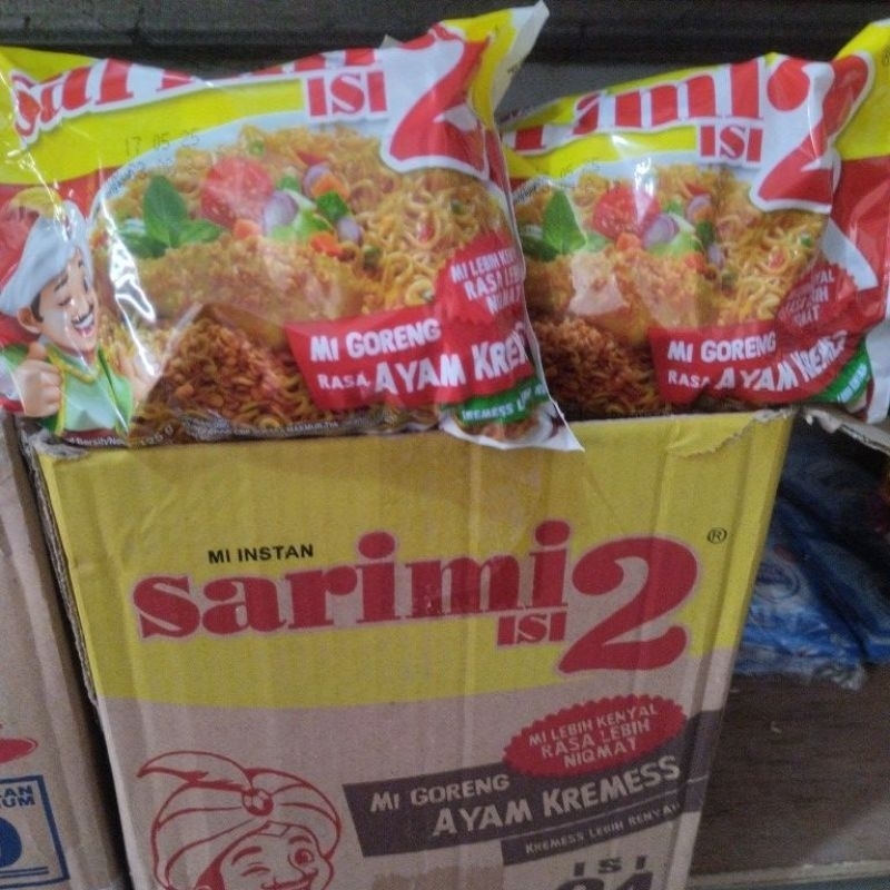 

mi instan sarimi isi 2 mi goreng rasa ayam kremes 125gr